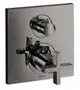 AXOR-HG-AXOR-Citterio-Thermostat-Unterputz-mit-Ab-und-Umstellventil-und-Kreuzgriff-Polished-Black-Chrome-39725330 gallery number 1